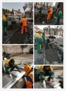 新白钢地埋桶投入使用